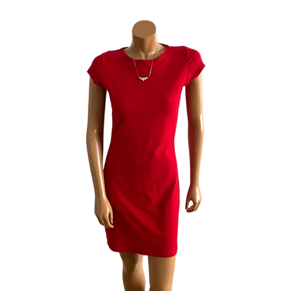 Susana Monaco Red Dress Large - Picture 2 of 5